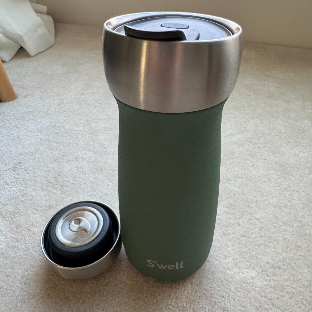 S'well 16 oz Traveler Insulated Bottle with 2 Tops